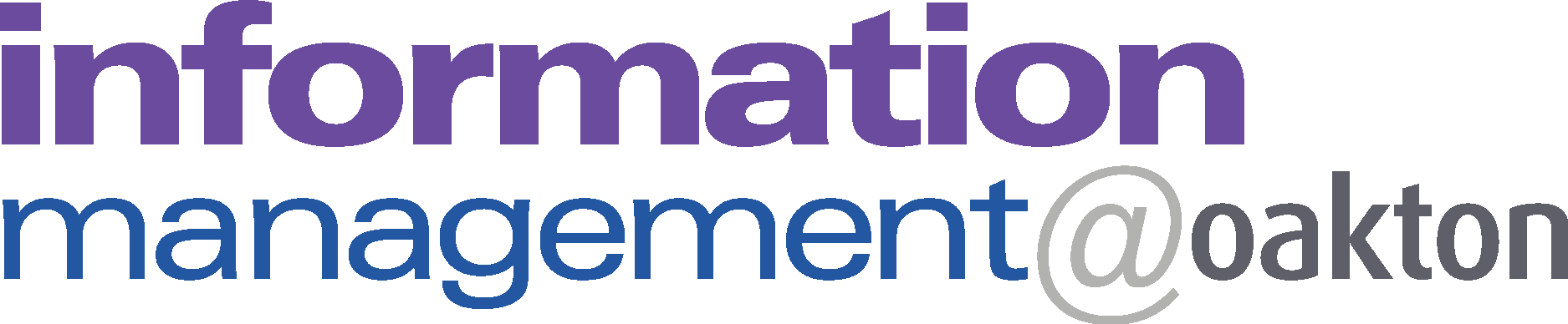 Information Management@oakton Logo Vector Logo